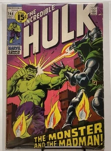 The Incredible Hulk #144 Marvel Comics 1971 Schlüsselausgabe Dr. Doom - Bild 1 von 1