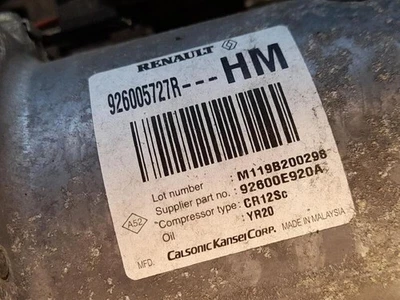 926005727R compresor del aire acondicionado para DACIA LODGY (JS ) 2012 5136017 - Image 1 of 4