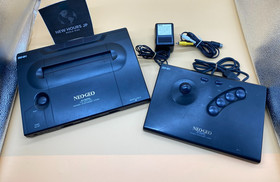 SNK NEO GEO AES Console BIOS 3-6 Select Option Bundle Tested...