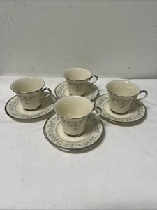 Tazze e piattini Lenox Windsong - Set di 4 - Foto 1 di 8