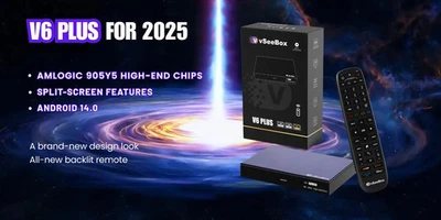 Vsee Box  V6 PLUS Android 14.0 TV Box 4GB+64GB Brand new factory sealed - Image 1 of 2