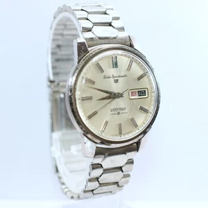 [Exc+5] Seiko Sportsmatic 5  Silver Dial Men's Automatic Watch 36mm #1932 - Picture 1 of 18