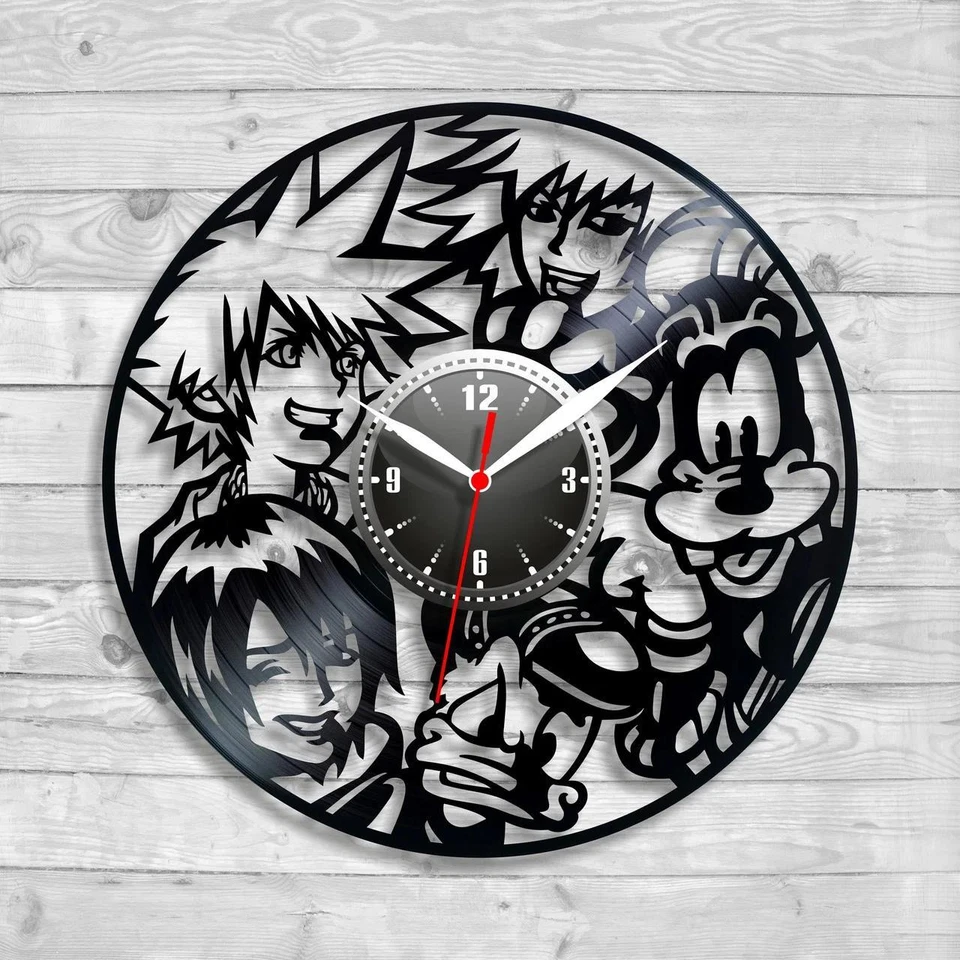 Reloj de Pared Tiempo Personajes de Dibujos Animados Reloj de Grabación Regalo Decoración Animación Anime Manga Foto 1 de 1