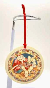 Vintage Santa KEWPIE Ornament Jesco 1993 Enesco Rose O'Neill Kewpie Santa Helper - Picture 1 of 2