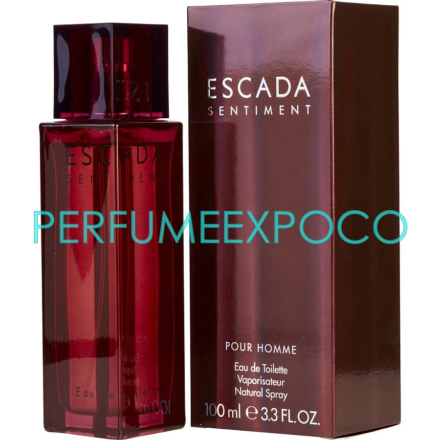 Escada Sentiment de Escada 3,4 oz / 100 ml EDT para hombres *VERSIÓN VINTAGE* (BC05 Foto 1 de 1