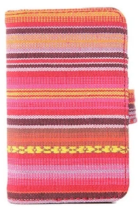 O'Neill TEX Multi-Color Stripe Card Slot Magnetic Tab Closure iPhone 4 Hard Case - Picture 1 of 3