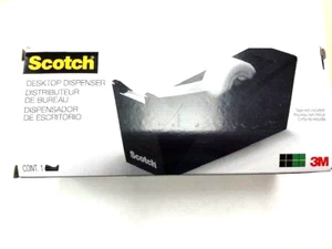 Dispensador de cinta de escritorio Scotch Classic negro, 1 pulgada de núcleo, 1 dispensador C17-MB-0 - Imagen 1 de 3