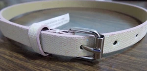TARGET PINK BELT WITH WHITE GLITTER -GIRL'S SIZE SMALL 25" LONG - Picture 1 of 7