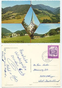 24308 - Brandenberg und Umgebung - Ansichtskarte, gelaufen 13.8.1988 - Bild 1 von 1