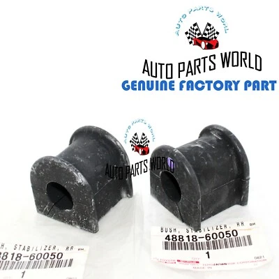 GENUINE OEM TOYOTA 10-23 4RUNNER FJ CRUISER REAR STABILIZER BAR BUSHING SET 2 - Image 1 of 4
