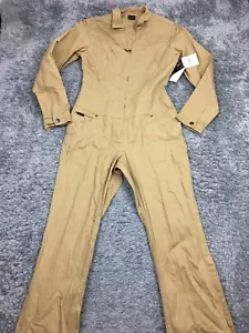 Neu mit Etikett 90er Vintage FUBU The Collection brauner Overall Größe 11/12 Overall DMX - Bild 1 von 23