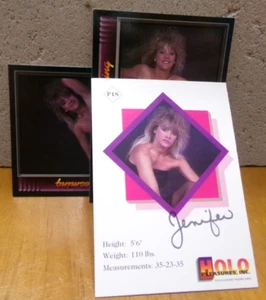 VINTAGE TRADING CARD CALIFORNIA DREAMING 1991 HOT, NAUGHTY & SEXY JENIFER SET - Picture 1 of 2