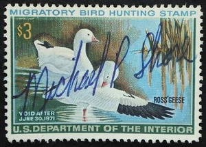 U.S. Used Stamp Scott #RW37 $3 Federal Duck Hunting. Fine - Very Fine. Choice! - Picture 1 of 2