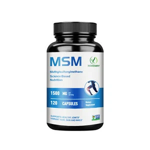 MSM - Soporte articular triple fuerza, salud ósea, piel y uñas - Sin gluten - Imagen 1 de 12