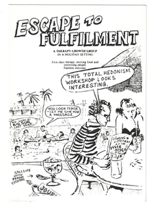 BIFF•Escape to Fulfilment-Total Hedonism•London•4x6 POSTCARD - Picture 1 of 1