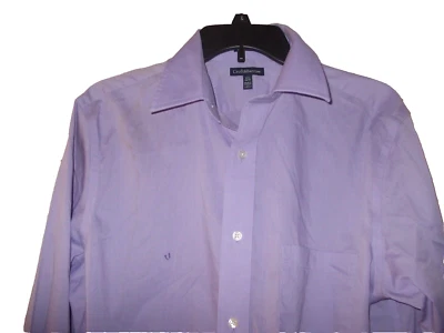 $60 CAMISA DE VESTIR GRANDE CROFT & BARROW BOTÓN MORADO MANGA LARGA Top Foto 1 de 4