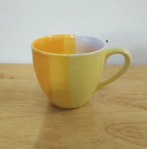 2005 Starbucks Orange Striped Coffee Cup - Picture 1 of 6