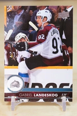 2017-18 Upper Deck Hockey Base #296 Gabriel Landeskog - Colorado Avalanche - Image 1 of 2