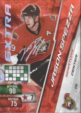 2010-11 Panini Adrenalyn XL Hockey Extra Signature #ES9 Jason Spezza