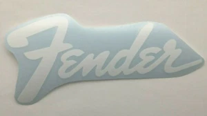 Fender Logo Die Cut Vinyl Sticker Classic Punk Hard Rock Roll Metal Band - Picture 1 of 3