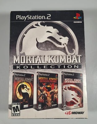Mortal Kombat Kollection (Sony PlayStation 2, 2008) PS2 Complete Bundle Set - Image 1 of 4