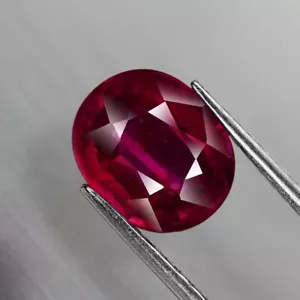 ES 3.68 ct. Rubí Natural Oval Rojo Nigeria - Imagen 1 de 4