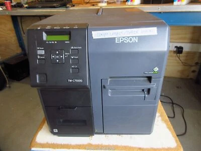 Epson TM-C7500G M326A Color Label Printer USB LAN - 1162499 LABELS / PAPER JAM - Bild 1 von 4