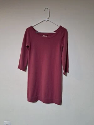 Vestido Suéter Juicy Couture Y2K Para Mujer Acogedor Cachemir Rosa Cambio Tejido Talla S. Foto 1 de 4