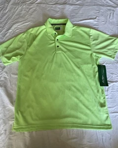 Ben Hogan Performance Herren Golf Poloshirt LG Neon Grün PowerWick PowerSpan - Bild 1 von 12