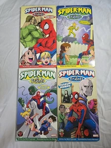Spider-Man & Friends Spidey’s Special Helpers Book Set of 4 By Michi Fujimoto - Picture 1 of 10