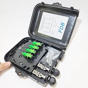 1x8 SC APC Fiber Optic Distribution Box FTTH ODB FDB Terminal Box Optical Fiber - Afbeelding 1 van 14