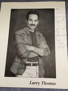 Seinfeld Soup Nazi Autograph Larry Thomas No Soup For You Signed Photo - Picture 1 of 10