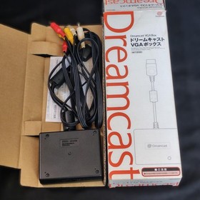 SEGA Dreamcast Official VGA Box HKT-8100 with Original Box Manual