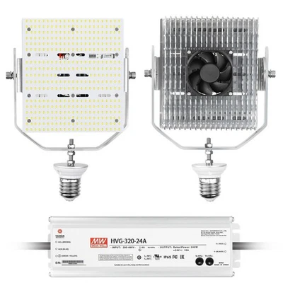300W Shoebox Led Retrofit Kit For Parking Lot Tennis Court AC480V Street Light - Image 1 of 4