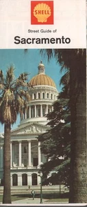 1966 Shell Road Map: Sacramento NOS - Picture 1 of 1