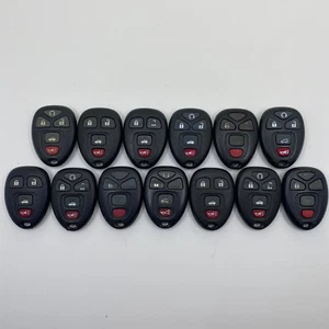 Lot x 13 GM GMC CHEVROLET Key Fob Remote Keyless Entry KOBGT04A MIX TESTED - Picture 1 of 13