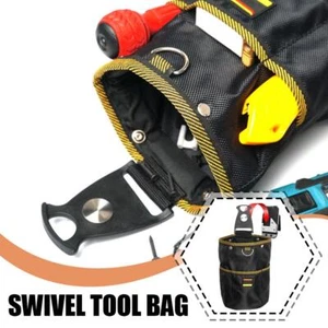 Small Durable Tool Pouch Belt Portable Electrician Waist Bag Nice Carpenter W3L3 - Picture 1 of 15