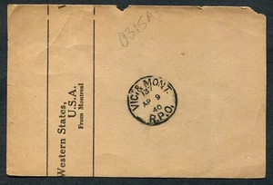 Quebec Railway Cancel "VIC. & MONT. R.P.O." - Picture 1 of 1