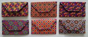 Indian Handmade Vintage Ethnic Ladie Purse Thread Clutch Bag Hipi Boho Gypsy  - Picture 1 of 32