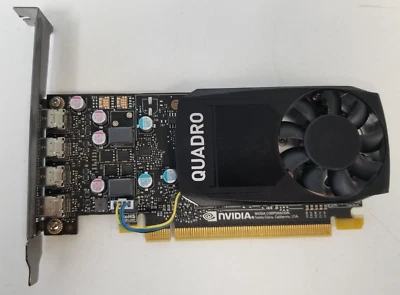 Dell 9460M Quadro P600 2GB GDDR5 Graphics Card 4x Mini DisplayPort High Profile - Image 1 of 4