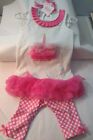 NWT Mud Pie Toddler 2T/3T  Spring Outfit  Birthday Party Pink cupcake Tutu