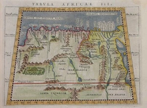 NORTE DE ÁFRICA - TABVLA AFRICAE III / II POR MAGINI 1620. - Imagen 1 de 2