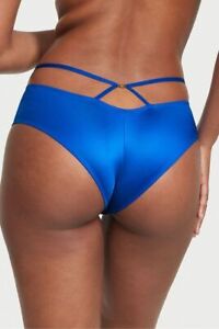 Victoria's Secret Very Sexy So Obsessed Strappy Cheeky Panty Blue Oar size S M L
