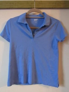 Women's Lands End Light Blue Polo Shirt top UK Size XS Size 8 - 10 - Picture 1 of 3
