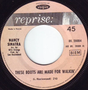 Nancy Sinatra / These Boots Are Made For Walkin' / Vinyl / Female Singer - Imagen 1 de 3