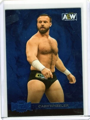 2022 AEW Metal Universe Blue Spectrum Cash Wheeler - Image 1 of 2