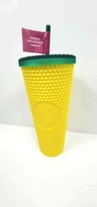Starbucks Studded Pineapple Yellow Tumbler Hawaii 24oz Tasse doppelwandig NEU - Bild 1 von 4