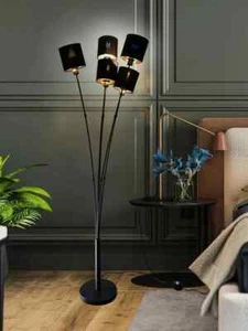Lampada da terra Osasy Fiori LED 5 luci arte unica luci da terra G45 luci soggiorno - Foto 1 di 5
