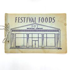 Greek cookbook Festival Foods St Katherine's Orthodox Church Redondo Beach 1980