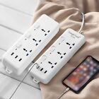 2m Extension Cord Extended Usb Socket  Multi-function